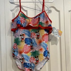 Minnie Mouse Tropical Swimsuit (NWT)